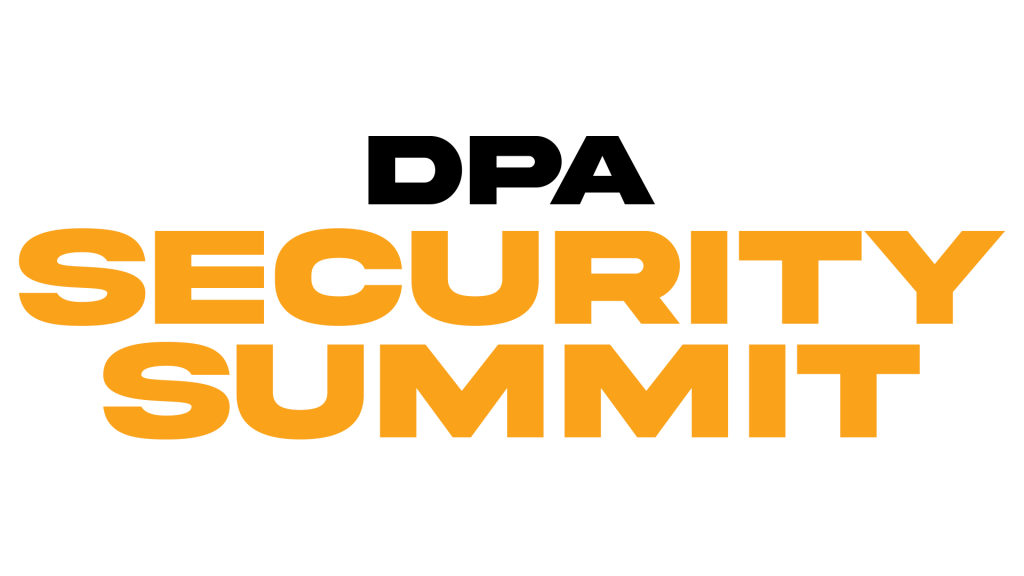 DPA Security Summit Logo v02 (Black and Orange) - Info Exchange